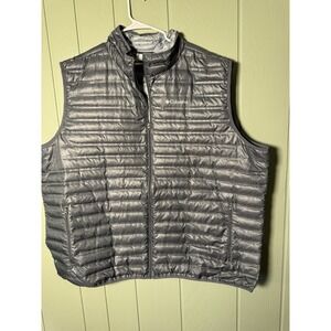 Columbia Men's Duck Down Fill Quilted Puffer Vest 4XT Polyester Big Tall